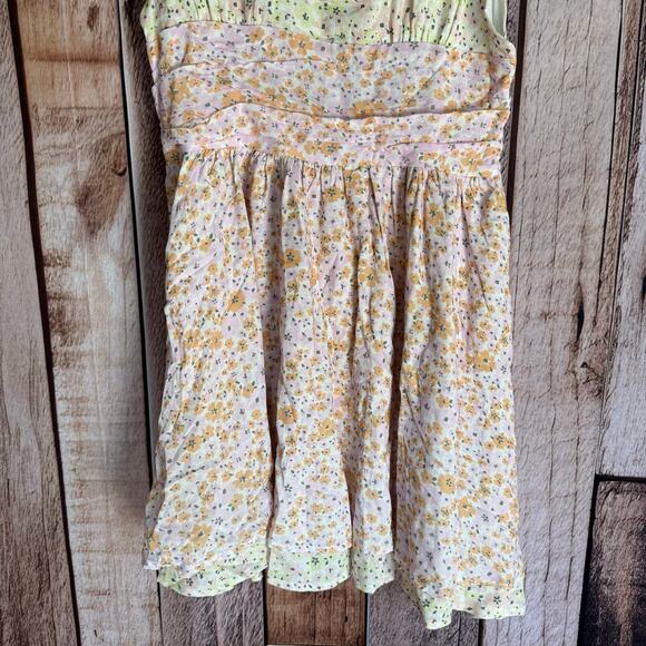 Princess Polly Hally Mini Dress Multi Floral Summer Party V-Neck NWT Size 8 - Picture 6 of 9